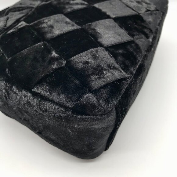 Sam Edelman Black Velvet Handbag - Picture 9 of 12